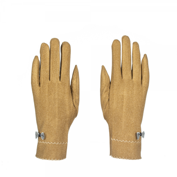 Γυναικεία γάντια Finda καφέ, 3 - Kalapod.gr